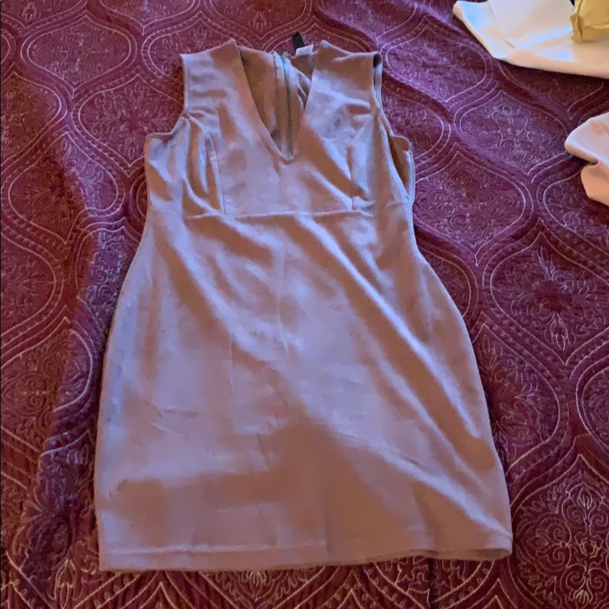 Suede Mini Dress